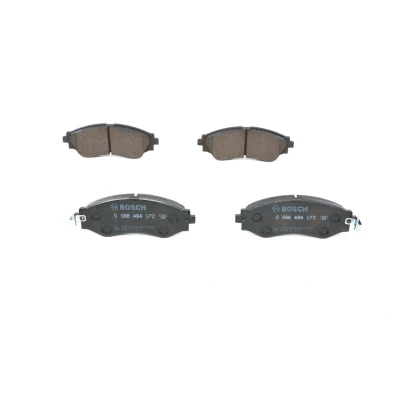 Imagem de BOSCH 0 986 494 173 Jogo de pastilhas para travão disco Baixo teor metálico com sensor desgaste integrado CHEVROLET: Epica Sedan