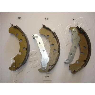 Imagem de ASHIKA 55 03 307 Maxilas de Travão Eixo traseiro 200mm 38mm MAZDA: 2 Hatchback
