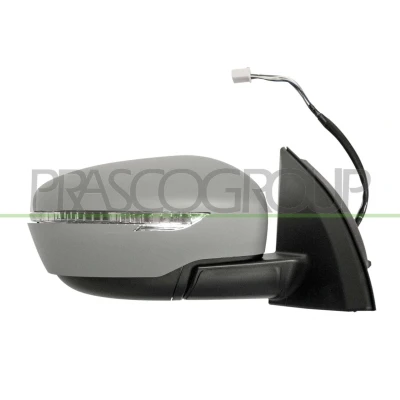 Imagem de Espelho retrovisor Prasco DS7127313 à direita com subcapa elétrico aquecível, convexo, sem cor NISSAN: Qashqai 2