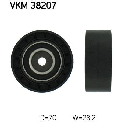 Imagem de SKF VKM 38207 Polia de Desvio BMW: 5 Sedan, Touring