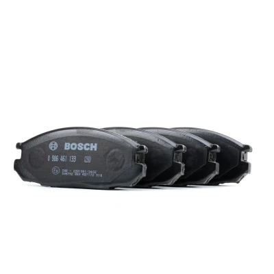 Imagem de BOSCH 0 986 461 133 Jogo de pastilhas para travão disco Baixo teor metálico com chapa anti ruído, instruções montagem