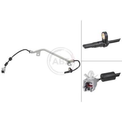 Imagem de A.B.S. 31944 Sensor de ABS activo 620 preto