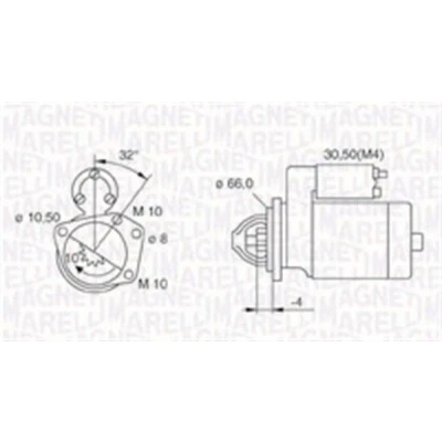Imagem de MAGNETI MARELLI 063721207010 Motor de arranque 12 2,2 10 RENAULT: LAGUNA 2 Grandtour, TRAFIC Kasten, 1, NISSAN: Primastar Van