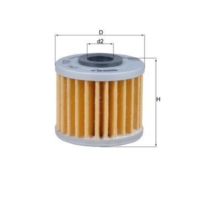 Imagem de MAHLE ORIGINAL OX 793 Filtro de óleo Cartucho filtrante