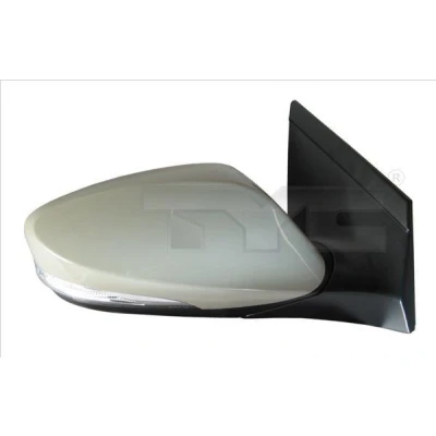 Imagem de Espelho retrovisor Tyc 313 0083 à direita com subcapa para regulação eléctrica dos espelhos, convexo, aquecível, dobrável electricamente