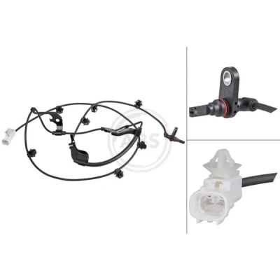 Imagem de A.B.S. 32024 Sensor de ABS activo 1770mm 1850mm 29mm branco TOYOTA: Hilux VIII Pick up