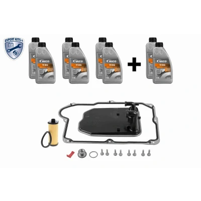 Imagem de VAICO V30 2257 XXL Conjunto de peças, mudança óleo, caixa vel. automática com junta retentor, óleo para lavagem