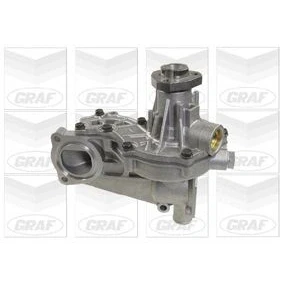 Imagem de GRAF PA779 Bomba de água com tampa, retentor mecânico Termoplástico para accionamento da correia trapezoidal estriada AUDI: A6 C5 Sedan