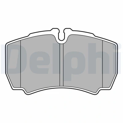 Imagem de DELPHI LP3686 Jogo de pastilhas para travão disco incl. contacto aviso desgaste com chapa anti ruído acessórios FORD: Transit Mk6 Van