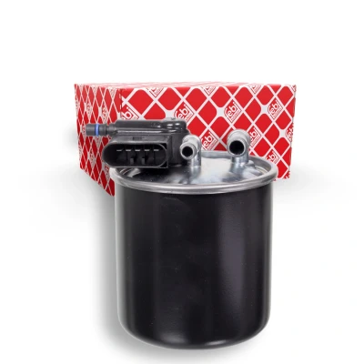 Imagem de FEBI BILSTEIN 100471 Filtro de Combustível dos tubos, com ligação para sensor água MERCEDES BENZ: Vito Mixto, Classe A, CLA Carrinha