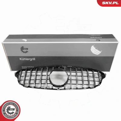 Imagem de ESEN SKV 66SKV520 Grelha de Radiador prateado sem câmara MERCEDES BENZ: Classe C T modell, Coupe