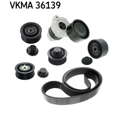 Imagem de SKF VKMA 36139 Jogo de correias trapezoidais estriadas RENAULT: MEGANE 3 Grandtour, Coupe, Clio 4, DACIA: Dokker Express, SANDERO 2