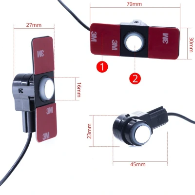Imagem de EINPARTS EPP BUZZER OEM WHITE Sistema de assistência ao estacionamento com berbequim traseira alarme acústico 4