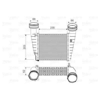 Imagem de VALEO 817938 Intercooler Alumínio VOLKSWAGEN: Passat B5 GP Variant, Sedan, Sedan
