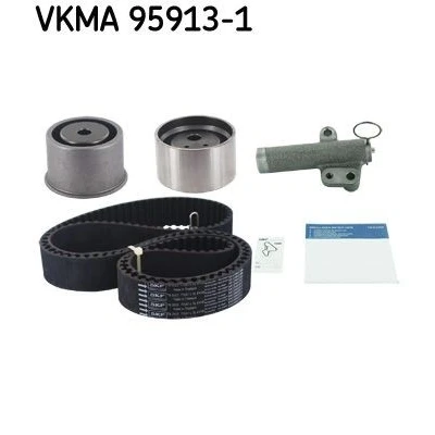 Imagem de SKF VKMA 95913 1 Jogo de correias dentadas 187 com amortecedor tensor, rolo tensor perfil dentado arredondado MITSUBISHI: Pajero Sport SUV