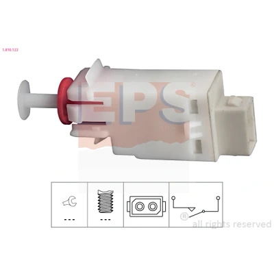 Imagem de EPS 1.810.123 Interruptor, comando da embraiagem (regulador velocidade) Made in Italy OE Equivalent OPEL: Corsa C Hatchback, С Van