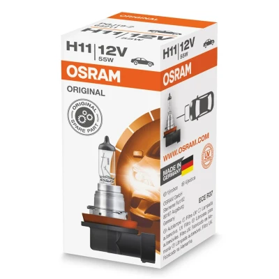 Imagem de OSRAM 64211 Lâmpada, farol de longo alcance H11 12V 55W 3200K Halogéneo BMW: 3 Touring, 1 Hatchback, Coupe, AUDI: A4 B8 Avant, A3 Sportback