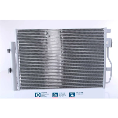 Imagem de NISSENS 940246 Condensador com secador Alumínio 600 R 134a CHEVROLET: Aveo Hatchback