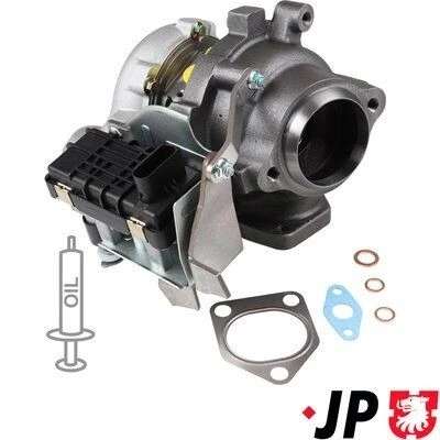 Imagem de JP GROUP 1417400600 Turbocompressor accionado pelos gases de escape incl. Kit juntas BMW: 5 Touring, X3
