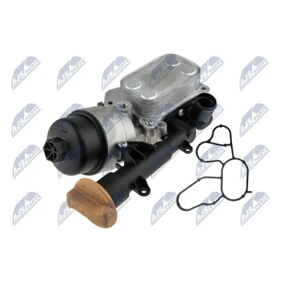 Imagem de NTY CCL PL 014 Radiador de Óleo FIAT: Strada Pick up, Grande Punto Hatchback, Doblo I Cargo, OPEL: Corsa D Astra H Hatchback