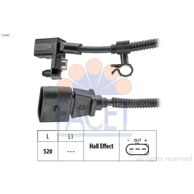 Imagem de FACET 9.0445 Gerador de Impulsos Made in Italy OE Equivalent VOLKSWAGEN: Polo IV Hatchback, III Lupo / 3L, SEAT: Ibiza 3