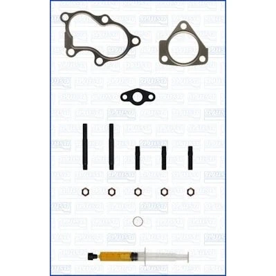 Imagem de AJUSA JTC11014 Kit de montagem, turbocompressor with studs, syringe oil com juntas instruções montagem FORD: Transit Mk4 Van