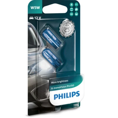 Imagem de PHILIPS 12961XVPB2 Lâmpada 12 5 W5W, de casquilho vidro OPEL: Corsa B Hatchback, Astra J GTC, H Caravan, SEAT: Ibiza 2, 3