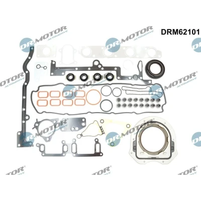 Imagem de DR.MOTOR AUTOMOTIVE DRM62101 Jogo completo de juntas, motor FORD: Transit Mk5 Camião plataforma/Chassis
