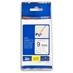 Imagem de Fita TZE Preta Sobre Branco 9mm 8m Compatível Brother FX221