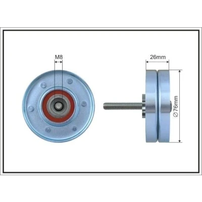 Imagem de CAFFARO 500293 Polia de Desvio FORD: MONDEO 4 Turnier, 3 Kombi