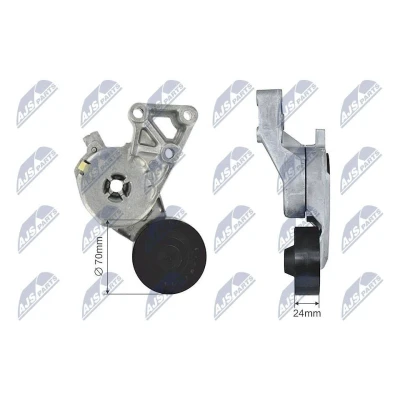 Imagem de NTY RNK AU 020 Polia Tensora VOLKSWAGEN: Polo IV Hatchback, Golf 5, 4, SEAT: Ibiza 2, 3, Alhambra I, AUDI: A3 Hatchback
