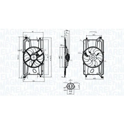 Imagem de Ventilador, refrigeração do motor MAGNETI MARELLI 069422900010