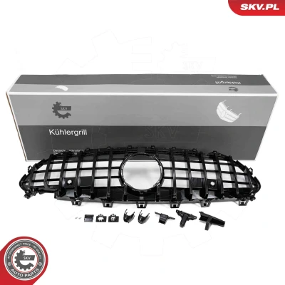 Imagem de ESEN SKV 66SKV592 Grelha de Radiador preto, brilhante sem câmara