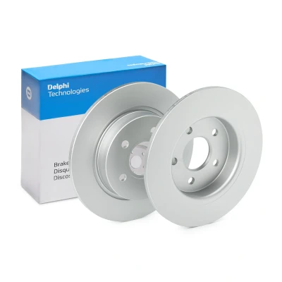 Imagem de DELPHI BG4386C Disco de travão 271 11 5 cheio revestido não tratado sem o rolamento da roda, anel sensor do ABS FORD: FOCUS 3, 3 Turnier