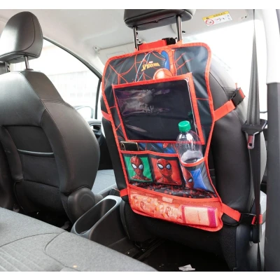 Imagem de Organizador marvel spiderman com suporte para tablet e protetor do encosto assento
