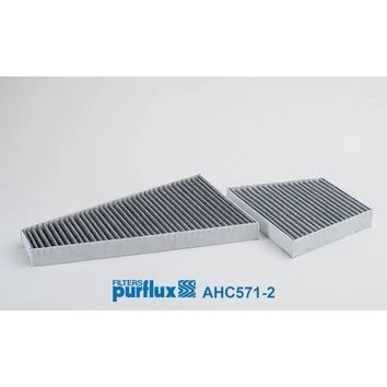 Imagem de PURFLUX AHC571 2 Filtro, ar do habitáculo Filtro de carvão ativado 345 221 30