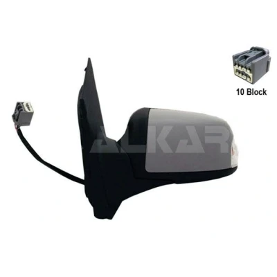 Imagem de Espelho retrovisor Alkar 6139400 esquerda com subcapa elétrico aquecível, convexo FORD: Focus 2 Kombi,
