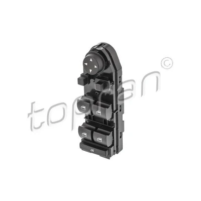 Imagem de TOPRAN 503 760 Interruptor, elevadores dos vidros do lado condutor, à frente BMW: X3