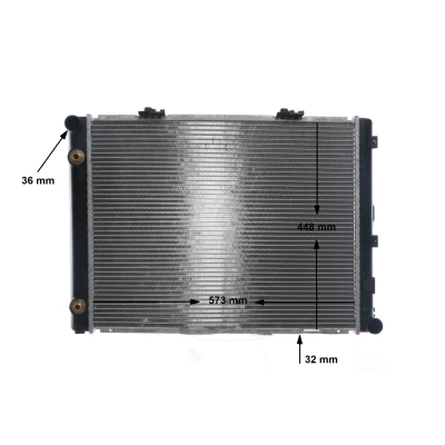 Imagem de MAHLE ORIGINAL CR 263 000S Radiador, arrefecimento do motor 575 448 32 Aletas de refrigeração soldadas MERCEDES BENZ: 190