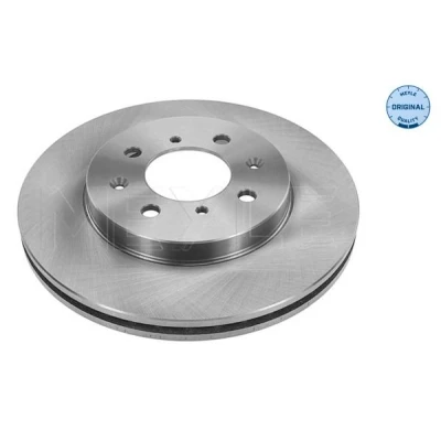 Imagem de MEYLE 31 15 521 0037 Disco de travão Eixo dianteiro 258 21 4 100 ventilado ORIGINAL Quality HONDA: Jazz 2, 3