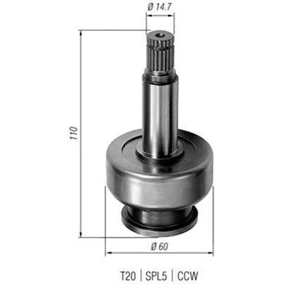 Imagem de Pinhão, arranque MAGNETI MARELLI 940113020285