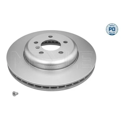 Imagem de MEYLE 383 523 1002/PD Disco de travão Eixo traseiro 345 24 5 120 ventilado Revestido a discos zinco alto carbono com parafusos BMW: Sedan