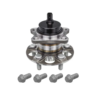 Imagem de MEYLE 30 14 752 0010 Cubo da roda 5 100 com sensor do ABS integrado, o rolamento integrado acessórios Eixo traseiro