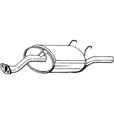 Imagem de BOSAL 163 727 Panela de escape traseira HONDA: CIVIC 5 Coupe, 6 Stufenheck