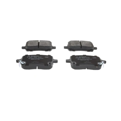 Imagem de BOSCH 0 986 494 306 Jogo de pastilhas para travão disco Baixo teor metálico com avisador sonoro desgaste chapa anti ruído