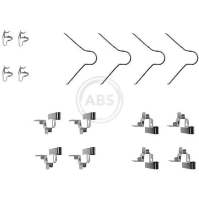 Imagem de A.B.S. 1030Q Kit de acessórios, pastilhas travão TOYOTA: Starlet IV Hatchback, Celica V Coupe, Previa / Estima I