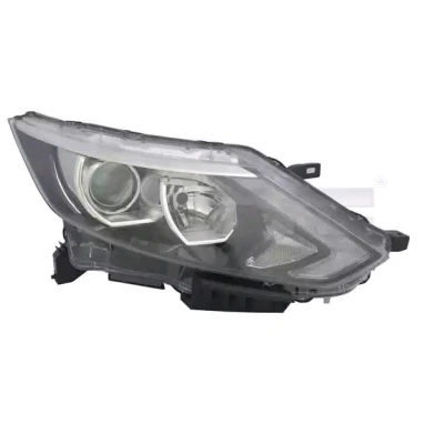 Imagem de TYC 20 14680 06 2 Farol Principal esquerda H7, H11, LED para circulação pela direita com LED, motor elétrico NISSAN: Qashqai