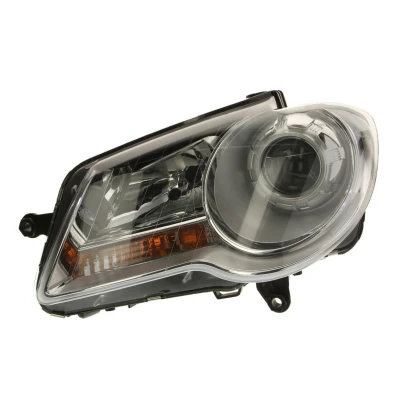 Imagem de VAN WEZEL 5857961 Farol Principal esquerda H7/H7 amarelo para circulação pela direita com motor de regulação do alcance dos faróis PX26d