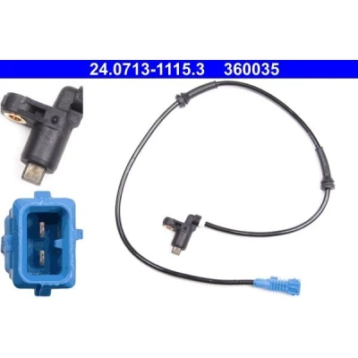 Imagem de ATE 24.0713 1115.3 Sensor de ABS 815 PEUGEOT: 206 Hatchback, SW, Van
