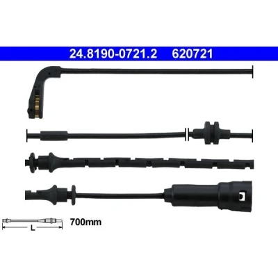 Imagem de ATE 24.8190 0721.2 Sensor de Desgaste Pastilha Freio OPEL: Vectra C Sedan, Caravan, CC